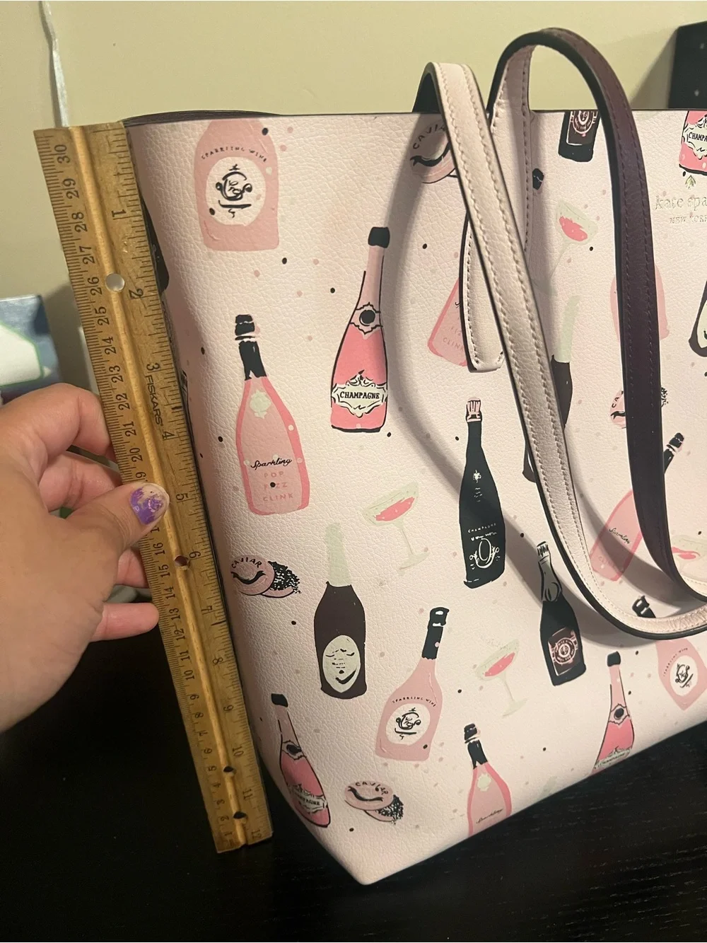 Kate Spade New York Arch Champagne Large Reversible Tote